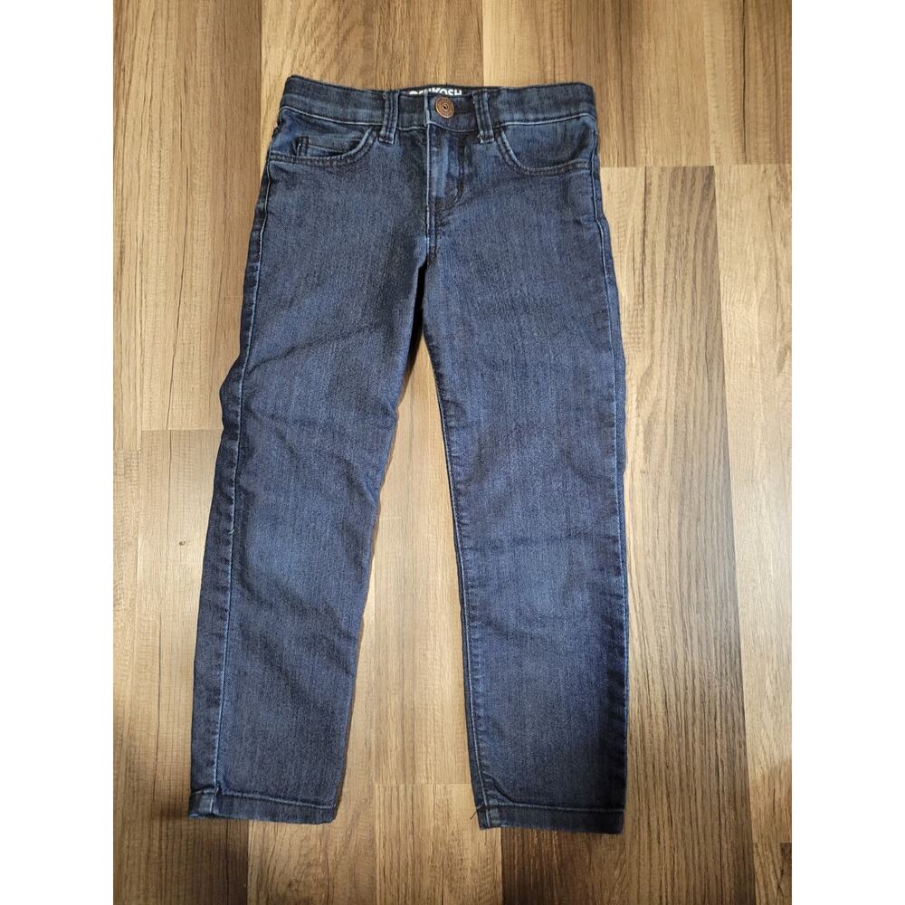 OshKosh B'gosh Girls Denim Dark Wash Skinny Jeans Button Size 5